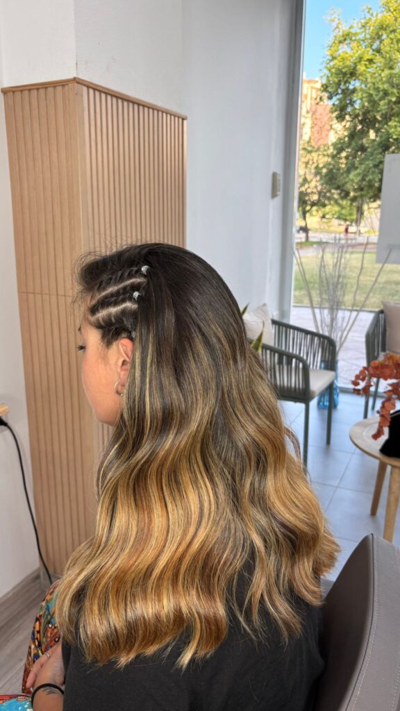 trenzas laterales